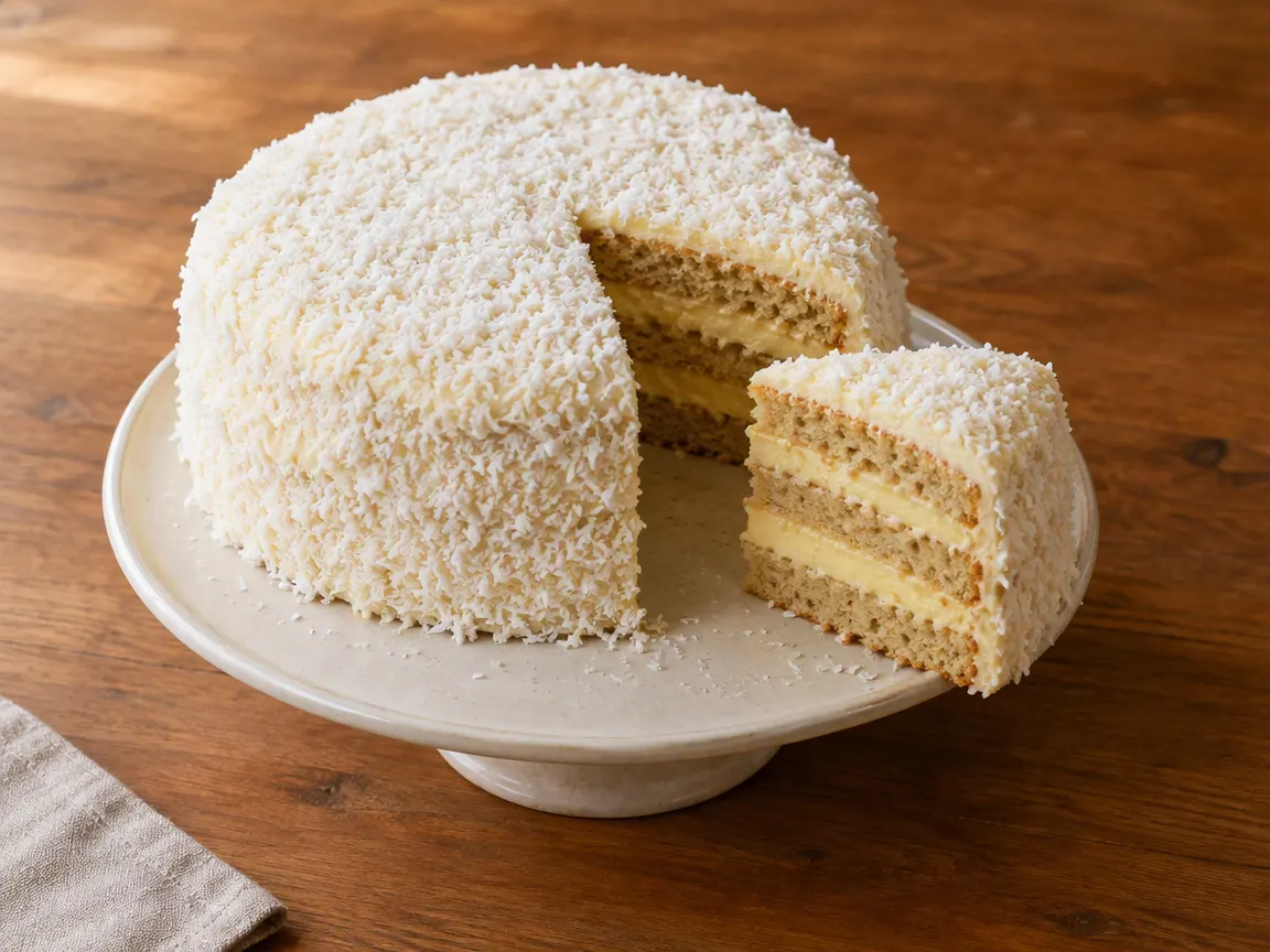 Anise Cake with Custard Filling