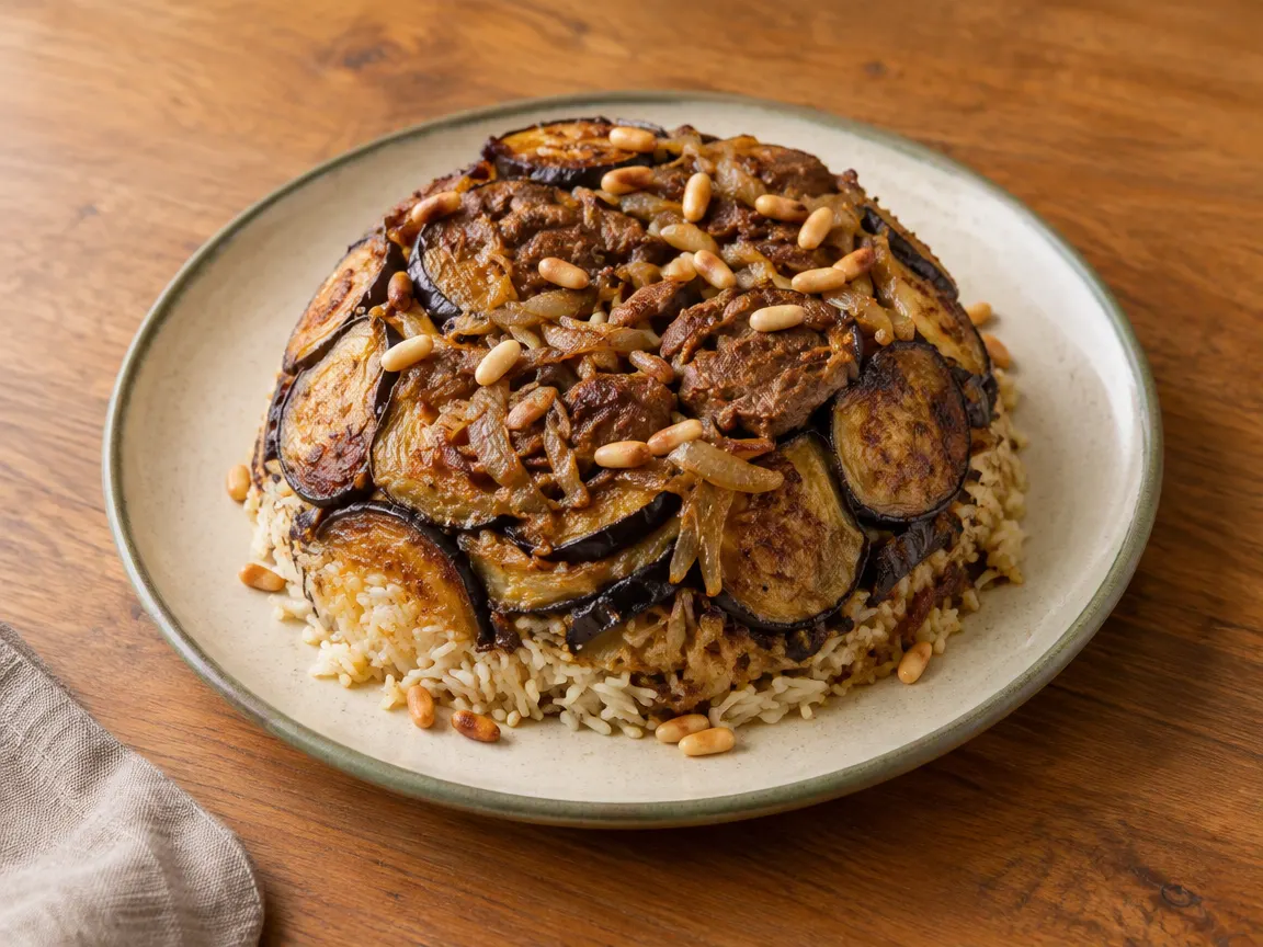 Eggplant or Cauliflower Maqluba